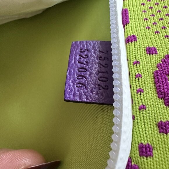 NEW GUCCI BAG BELT SLING LEATHER GG MONOGRAM 752102 White Multicolor SZ 90 Cm - Picture 8 of 8